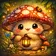 Colorful cartoon fox avatar with exaggerated features, perfect for a lively and engaging profile picture.